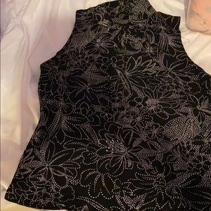 Black and white tank top